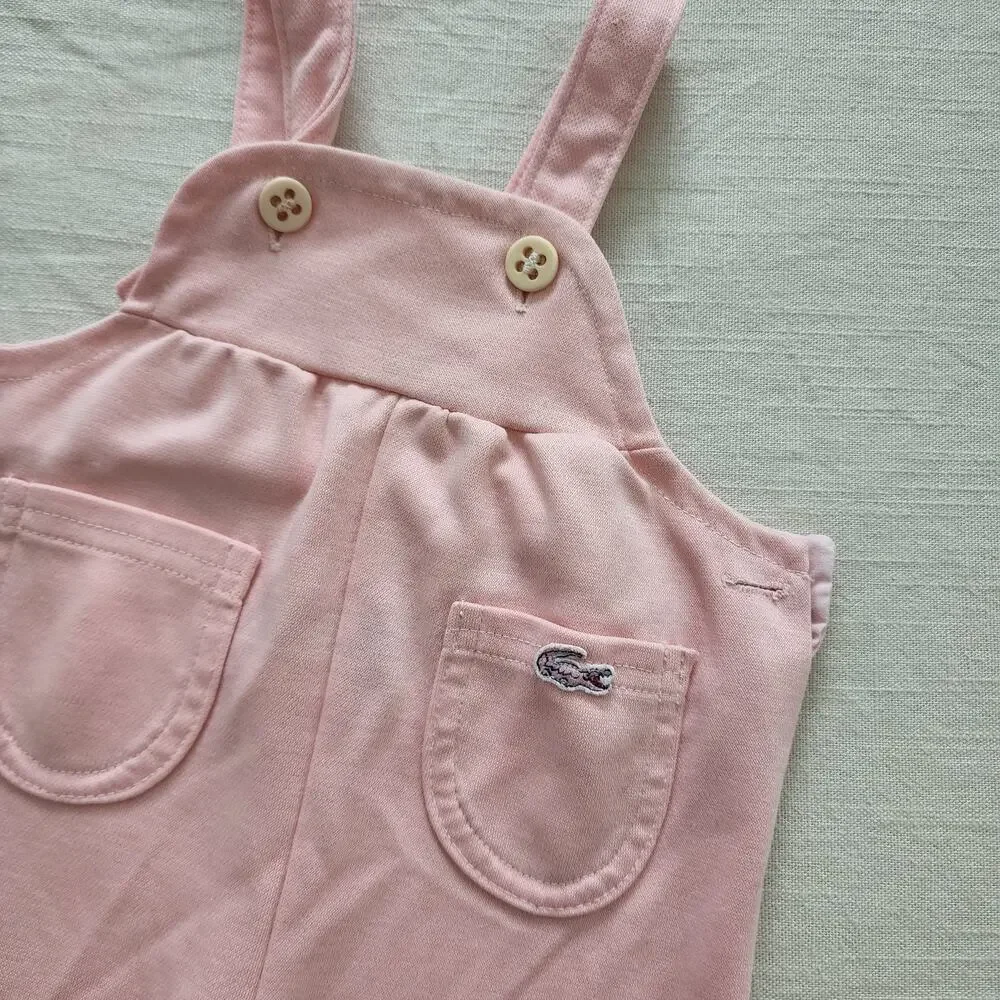 Vintage Lacoste Light Pink Bodysuit 12 months *flaw